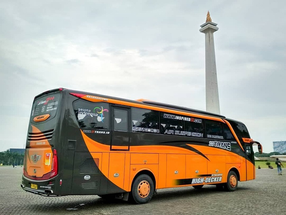 Bookwisata | sewa bus pariwisata 27 transport malang terbaik dan terbaru shd nyaman seat empuk bookwisata indonesia big bus seat 50 - Bookwisata