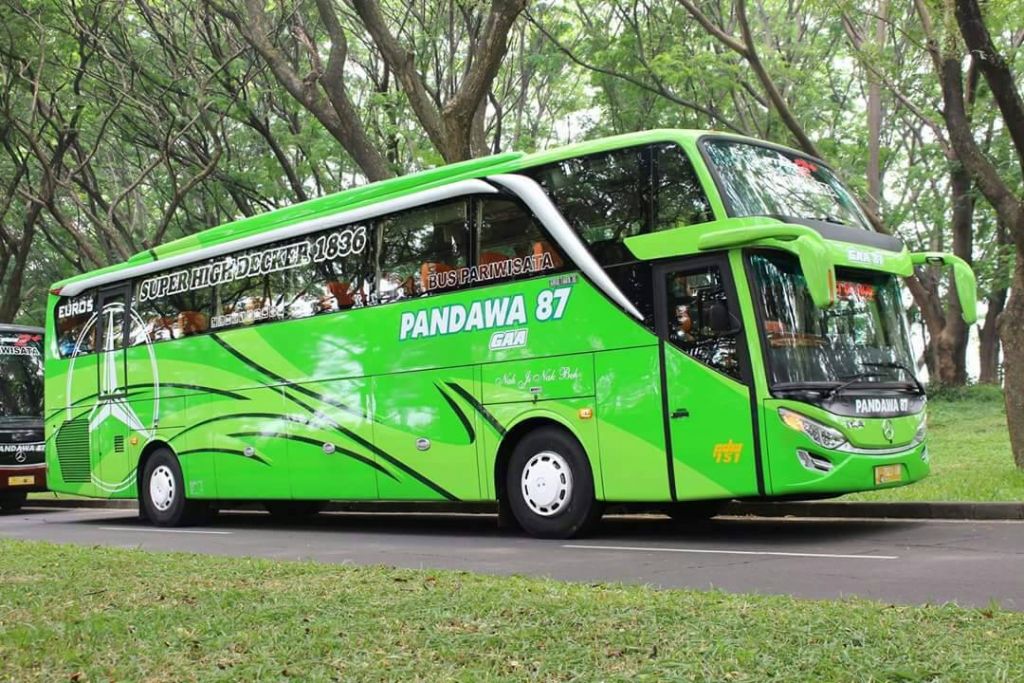 sewa bus pariwisata pandawa 87 transport malang bis wisata studitour ziarah nyaman terbaru shd bookwisata indonesia murah nyaman dan aman